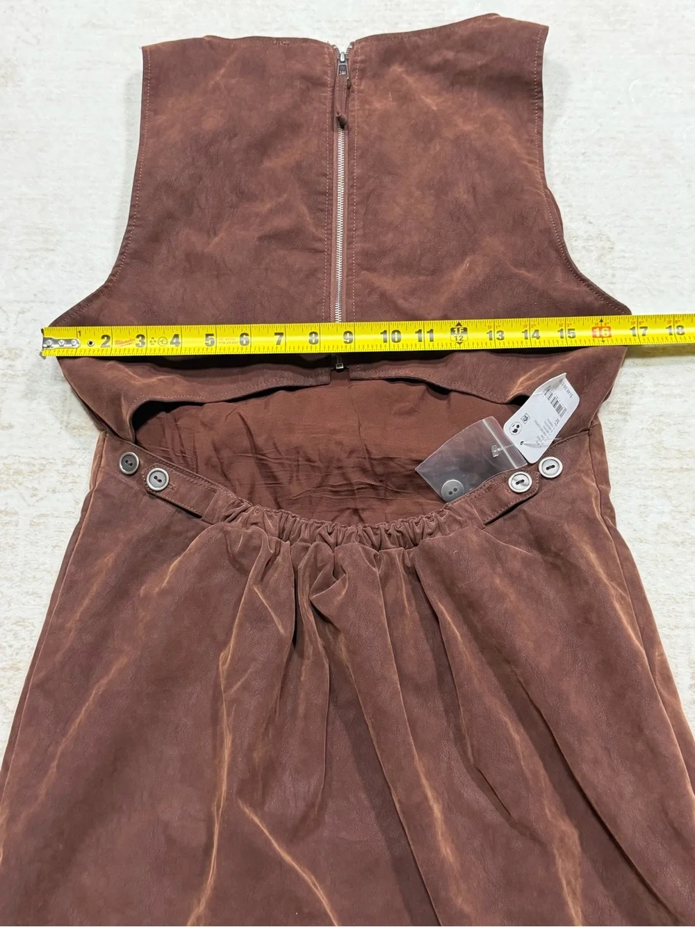 Free People Atlas Suede Mini Dress in Chicory Coffee